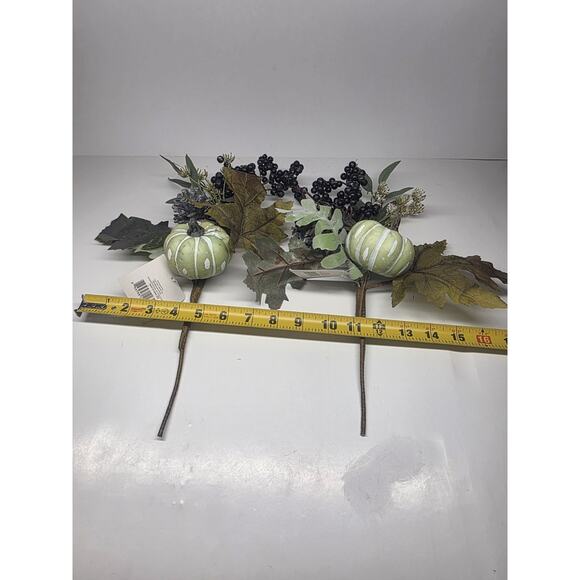 Pumpkin Pinecone Berry Bush Table Decor Thanksgiving Artificial Harvest Fall - Picture 7 of 7